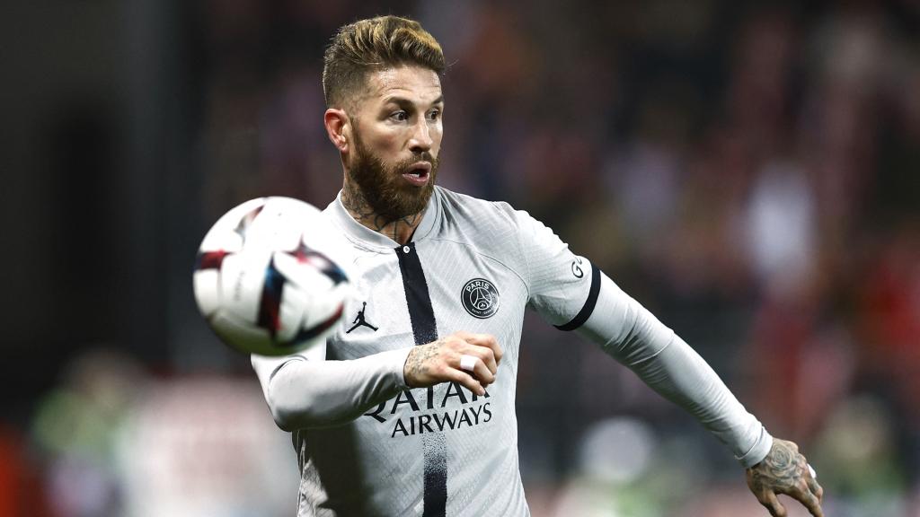 Sergio Ramos, en un partido con el PSG