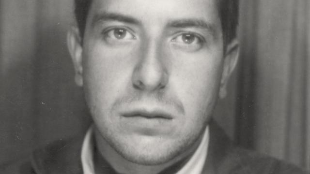 Fotografía de juventud de Leonard Cohen que aparece en la portada de 'El ballet de los leprosos' (Lumen). Cedida a la editorial por los herederos de Leonard Cohen