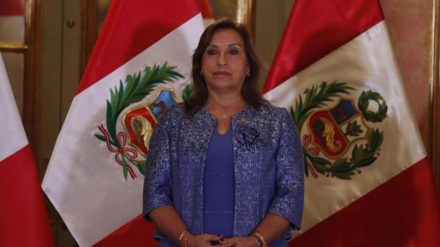 La presidenta de Perú, Dina Boluarte, en una fotografía de archivo.