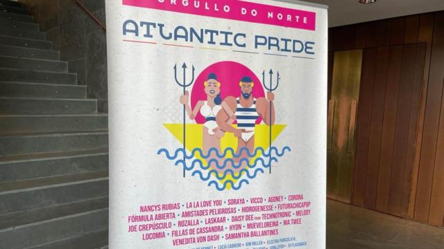 Cartel de la III edición del Atlantic Pride.