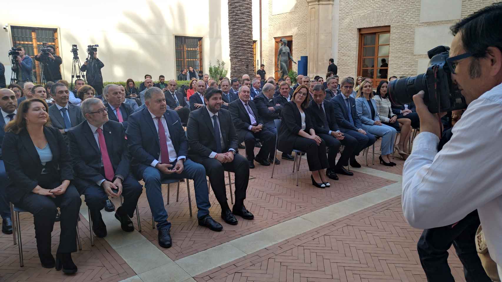 El acto de conmemoración del 44 aniversario del Trasvase Tajo-Segura se celebró en el Palacio de San Esteban.