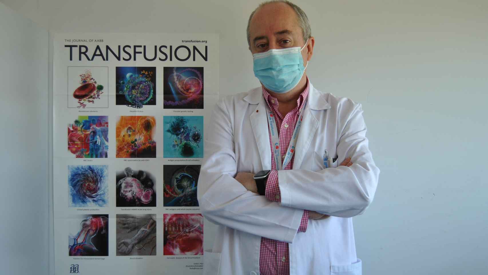 Ángel Luis Pajares, coordinador de Calidad y Responsable de Investigación y Hemovigilancia del Centro