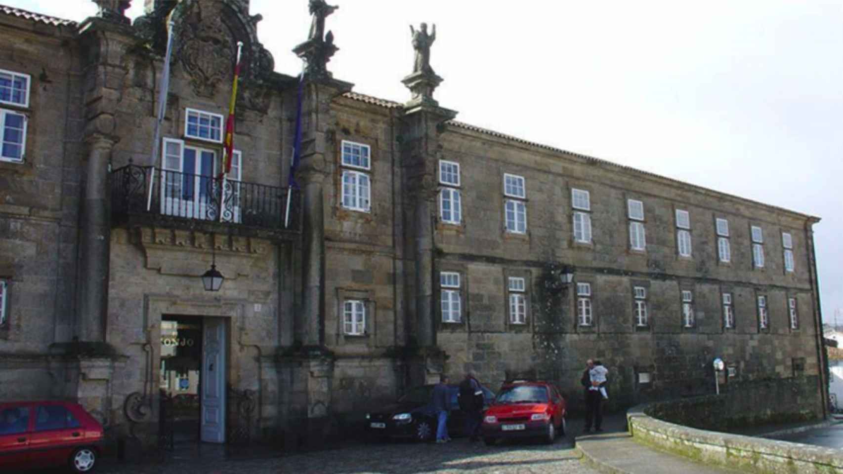 Fachada del Hospital Psiquiátrico de Conxo, en Santiago de Compostela