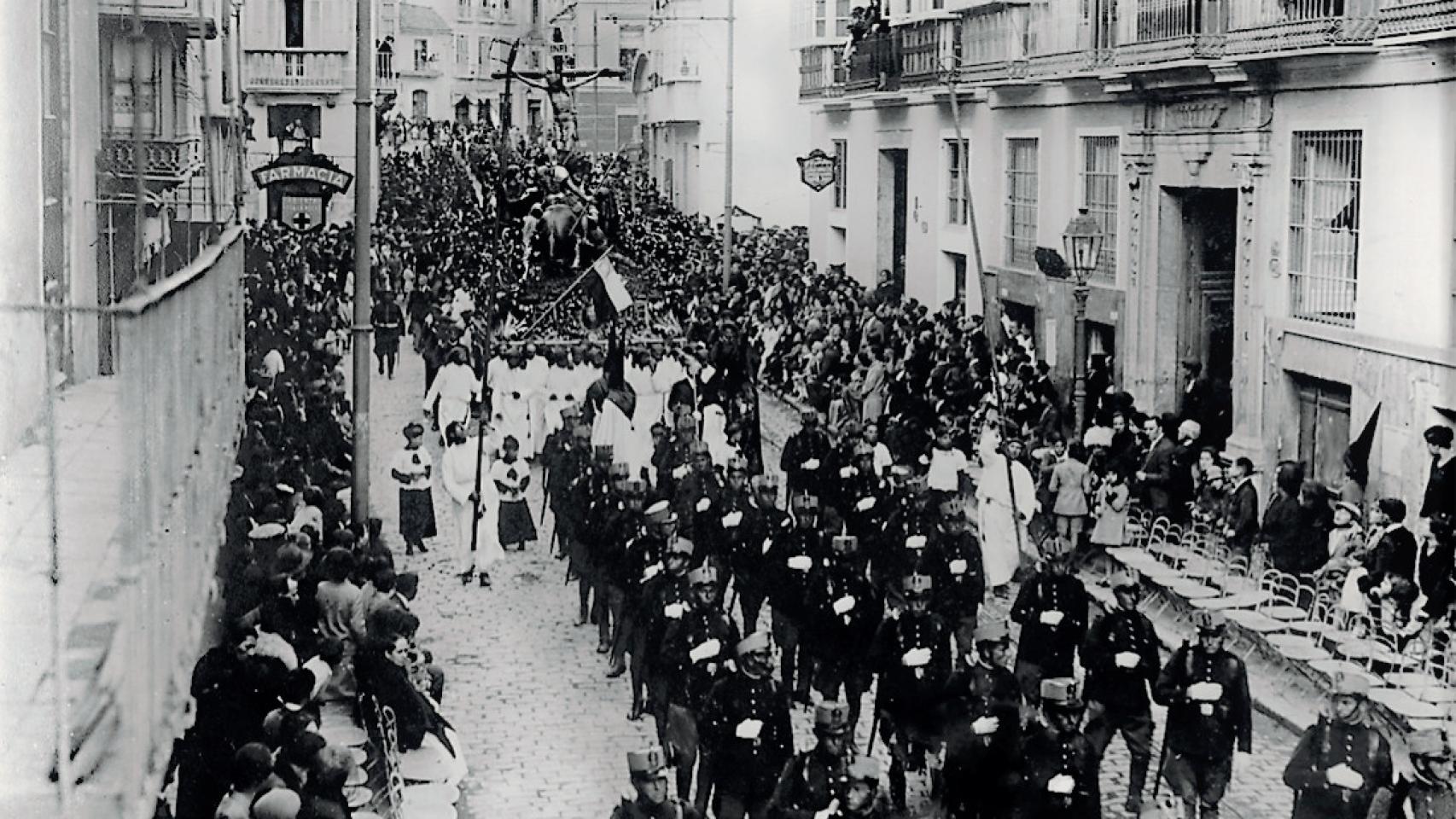 La Sangre en Carretería durante la Semana Santa de 1929.