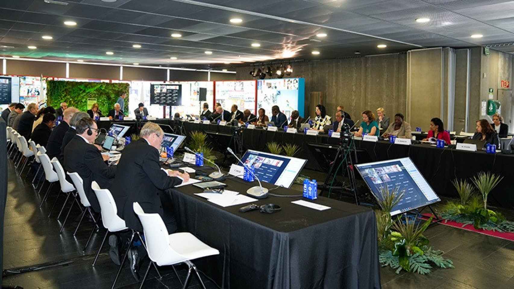 Una imagen de la reunión en el COE.