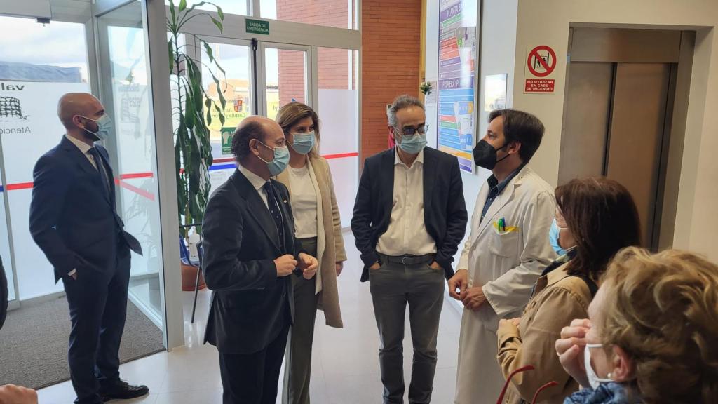 Visita al nuevo centro de salud de Alaejos