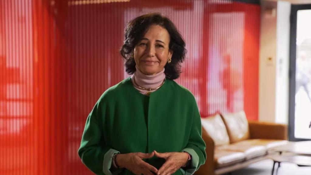 Ana Botín, presidenta de Santander, durante su intervención en 'Wake up, Spain!'.