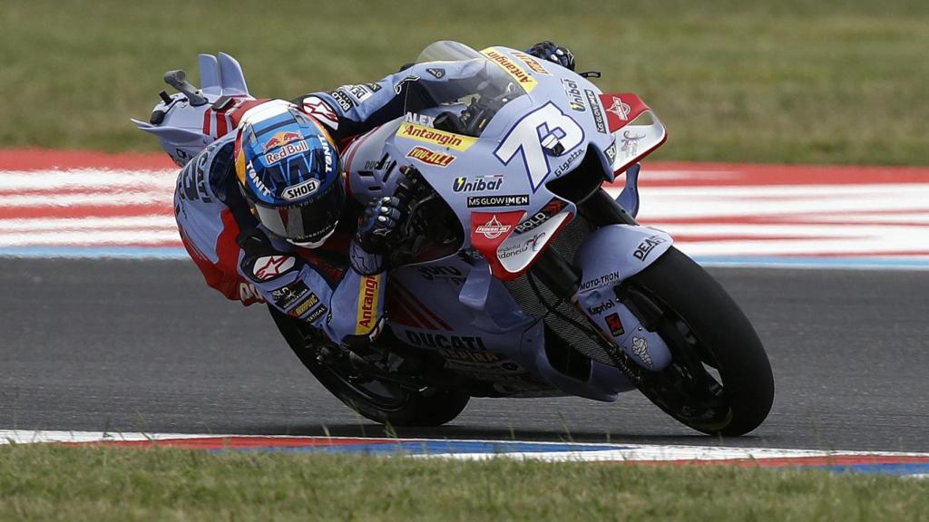 Álex Márquez durante la clasificación del Gran Premio de Argentina