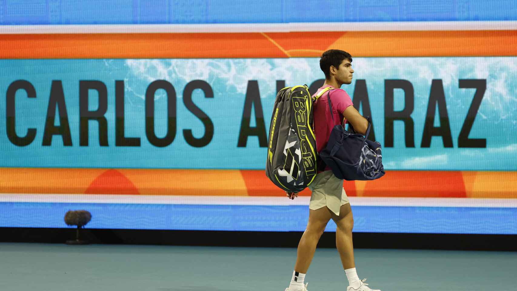 Carlos Alcaraz, tras caer eliminado en el Masters 1.000 de Miami