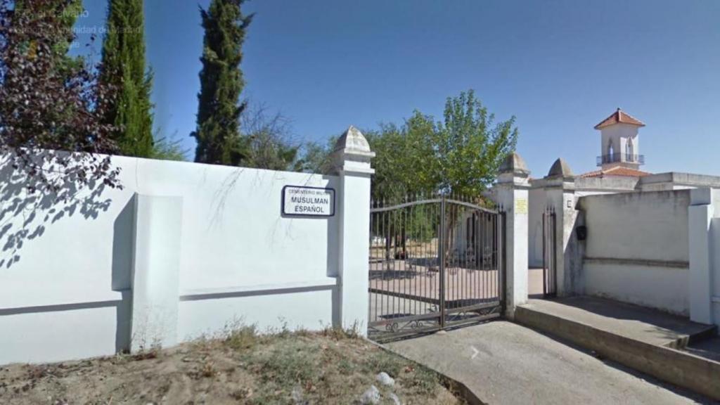 Exterior del cementerio musulmán de Griñón de Madrid.