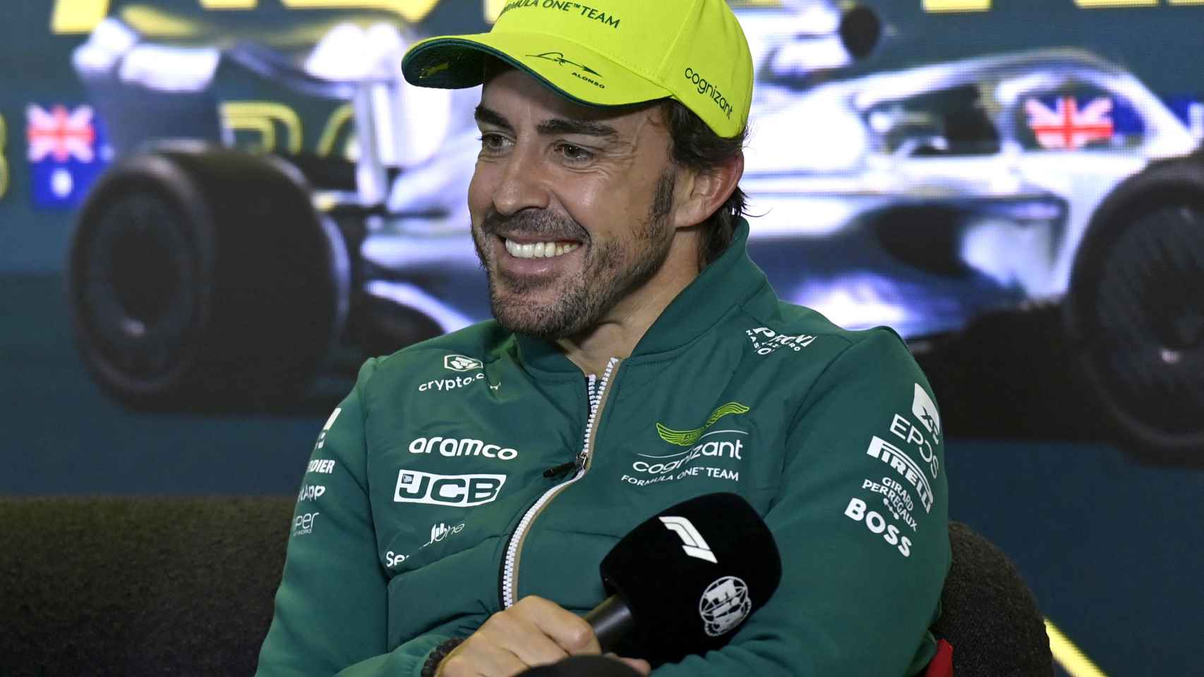 Fernando Alonso, en rueda de prensa tras el Gran Premio de Australia de la Fórmula 1 2023