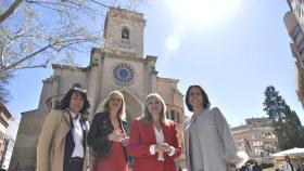 Patricia Guasp y Carmen Picazo, este domingo en Albacete junto a otras personas en un acto de Ciudadanos