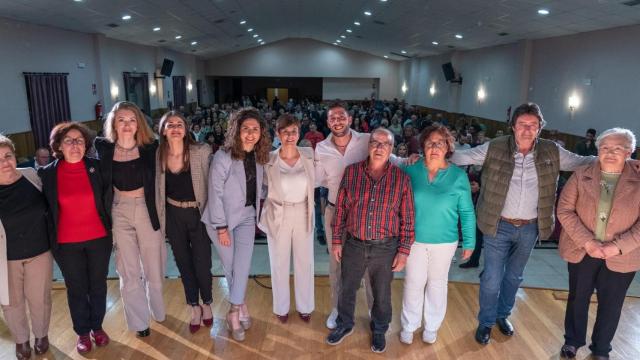 La ministra portavoz, Isabel Rodríguez, arropa la candidatura de Sergio Montalbán en Abenójar (Ciudad Real)