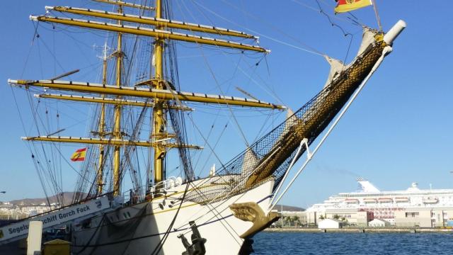 El buque escuela Gorch Fock.