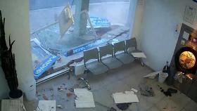 Explosión en la lavandería de Novo Mesoiro en A Coruña.