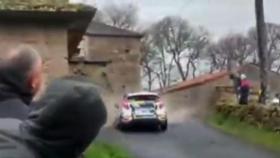 Choque en el Rally de A Coruña.