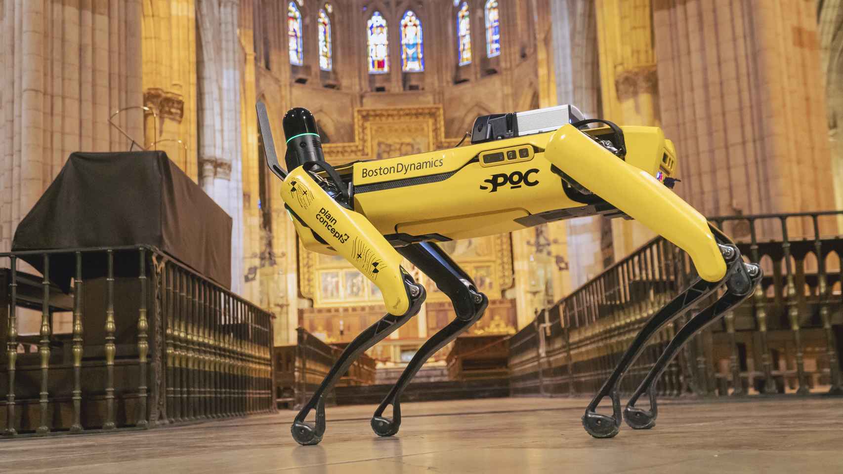 El robot de Boston Dynamics que ha creado un gemelo digital de la Catedral de León, uno de los proyectos de Plain Concepts.