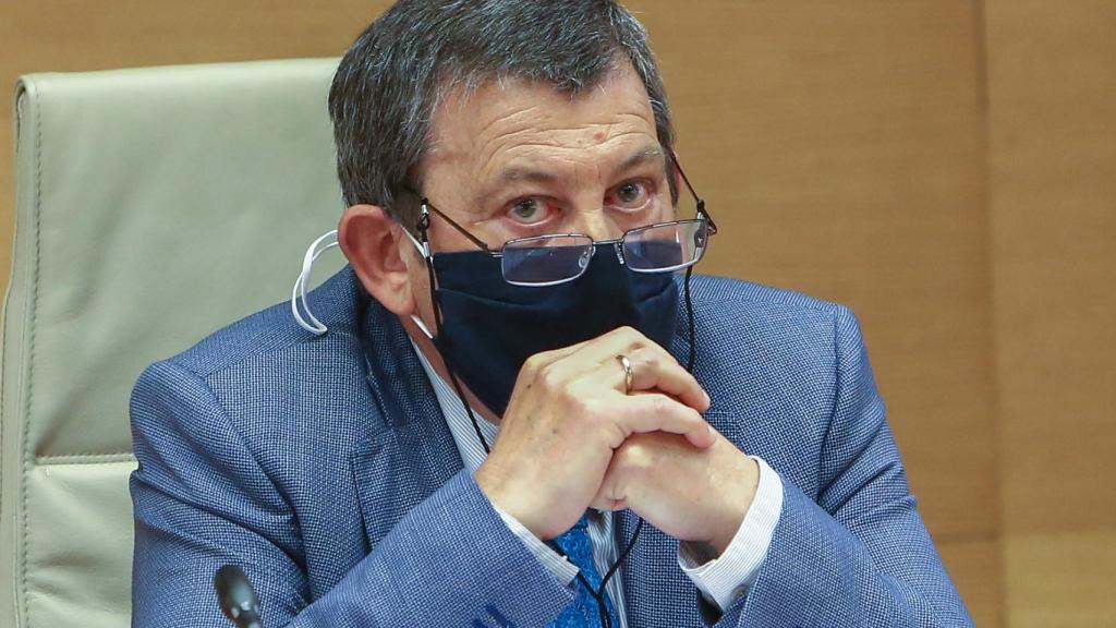 El inspector jefe Bonifacio Díaz Sevillano en la 'comisión Kitchen' en el Congreso de los Diputados