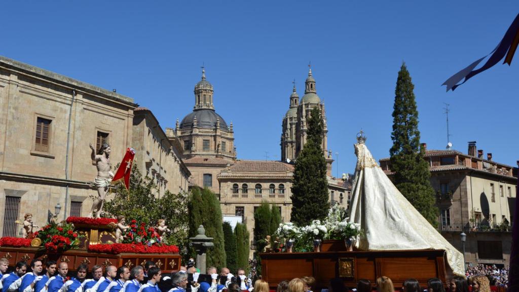 'El Encuentro', acto central del Domingo de Resurrección en la Plaza de Anaya