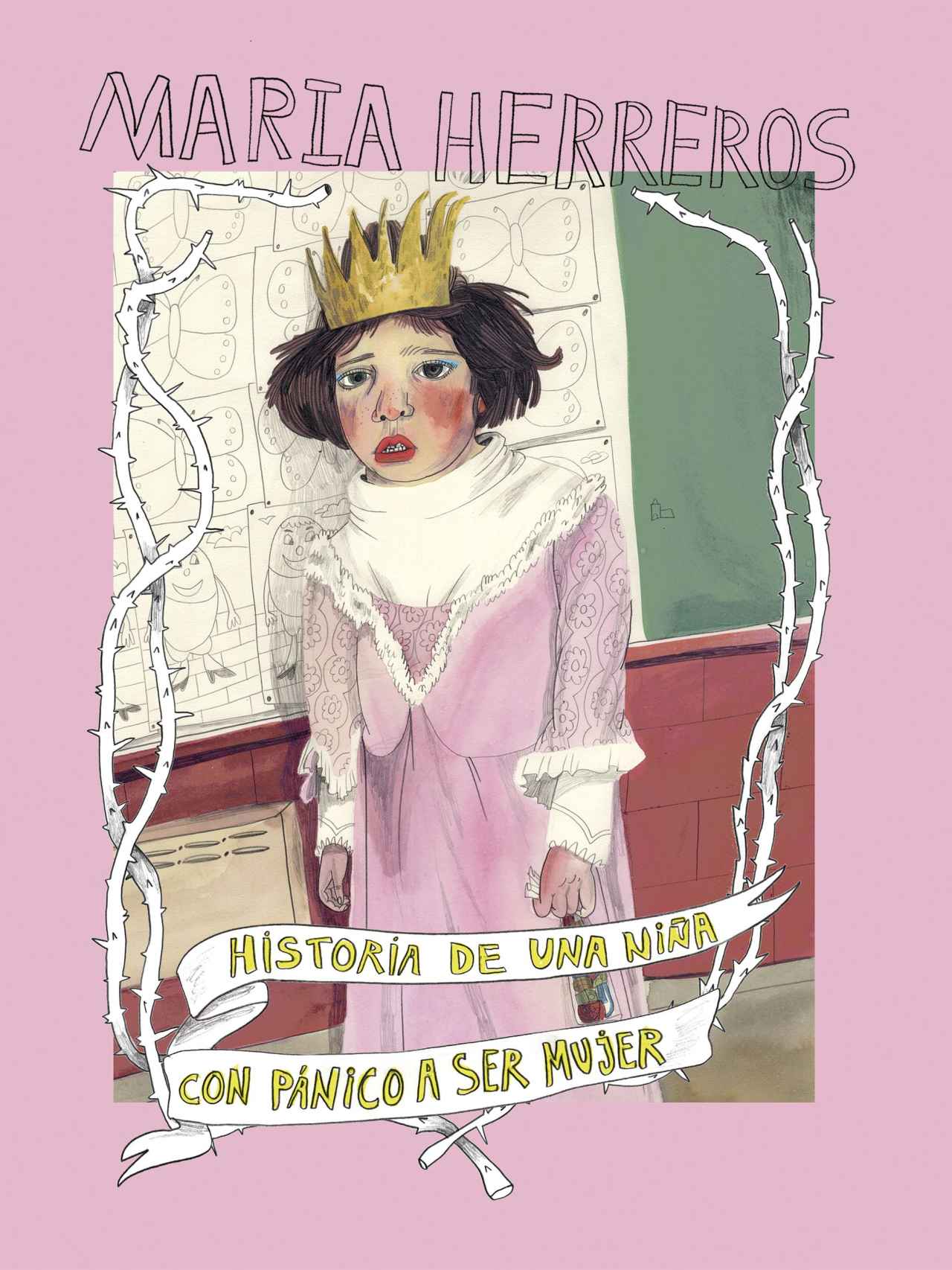 Portada de 'Historia de una niña con pánico a ser mujer' de María Herreros