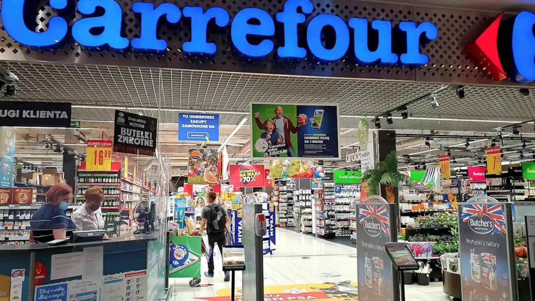 Un supermercado Carrefour.