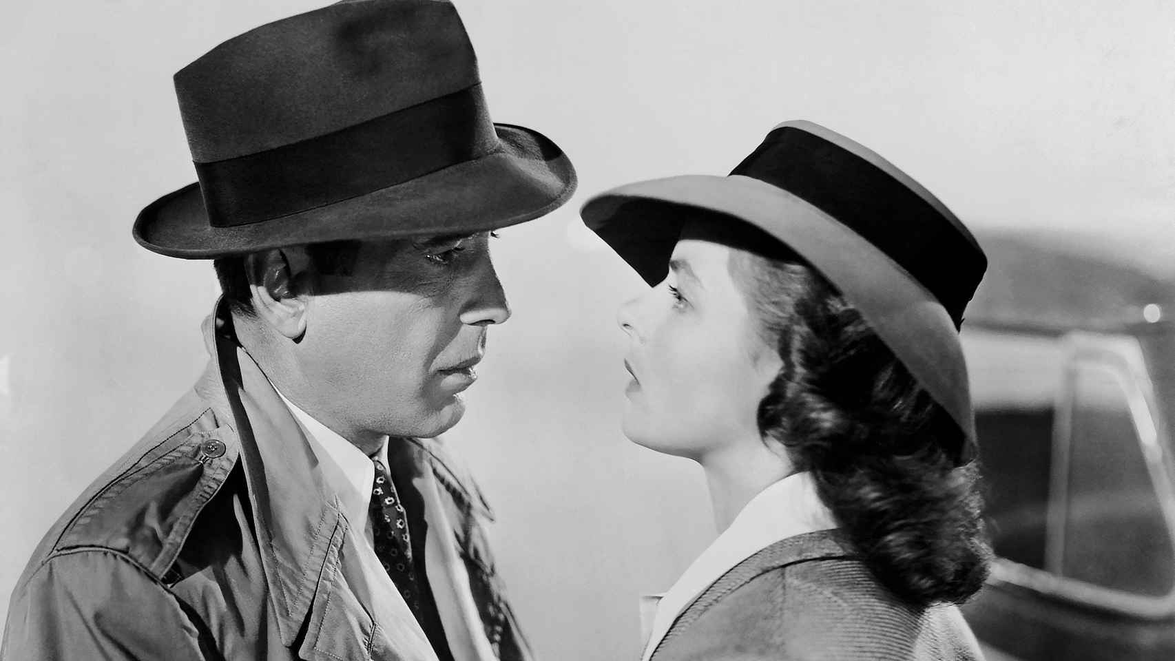 Humphrey Bogart e Ingrid Bergman en 'Casablanca' (1942)