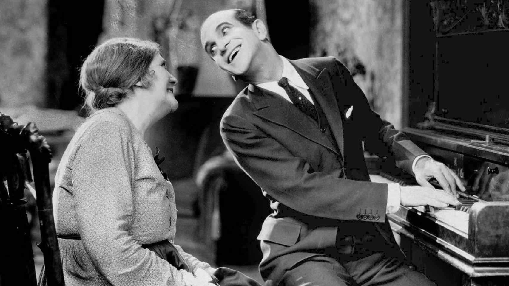 May McAvoy y Al Jolson en 'El cantante de jazz' (1927)