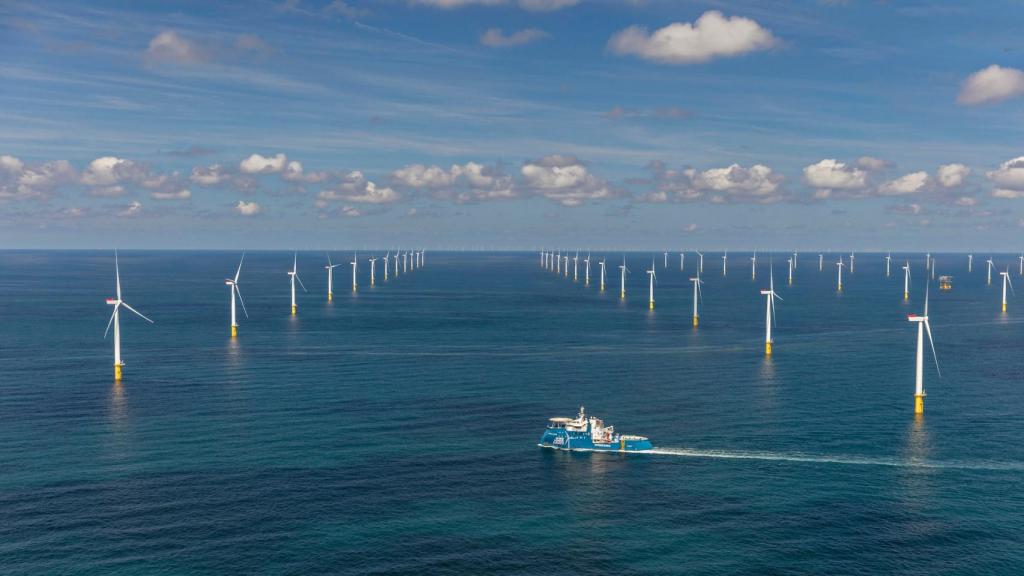 Parque eólico marino de Siemens Gamesa.