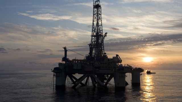 Una plataforma petrolífera en aguas del Golfo de México.
