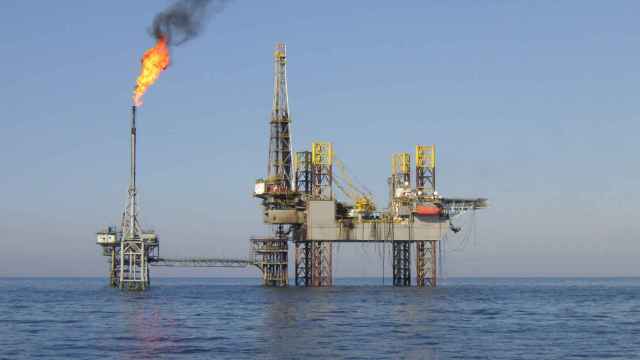 Plataforma petrolífera en el Golfo de México.