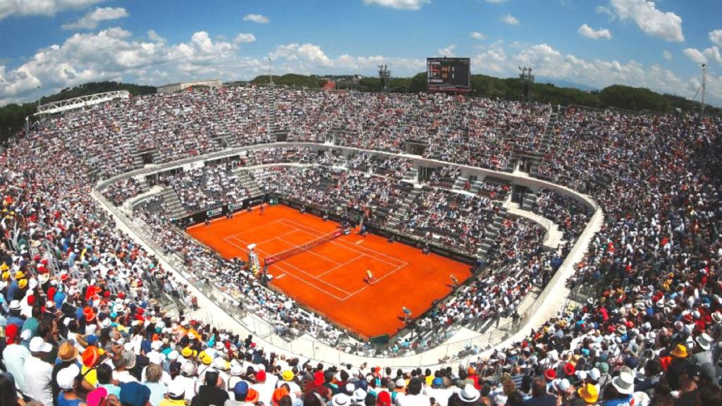 La pista central del Masters 1.000 de Roma.