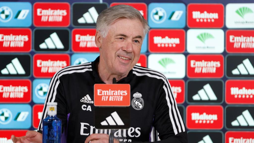 Ancelotti, en rueda de prensa