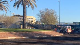 Labores de asfaltado en Talavera de la Reina. Foto: Ayuntamiento de Talavera.