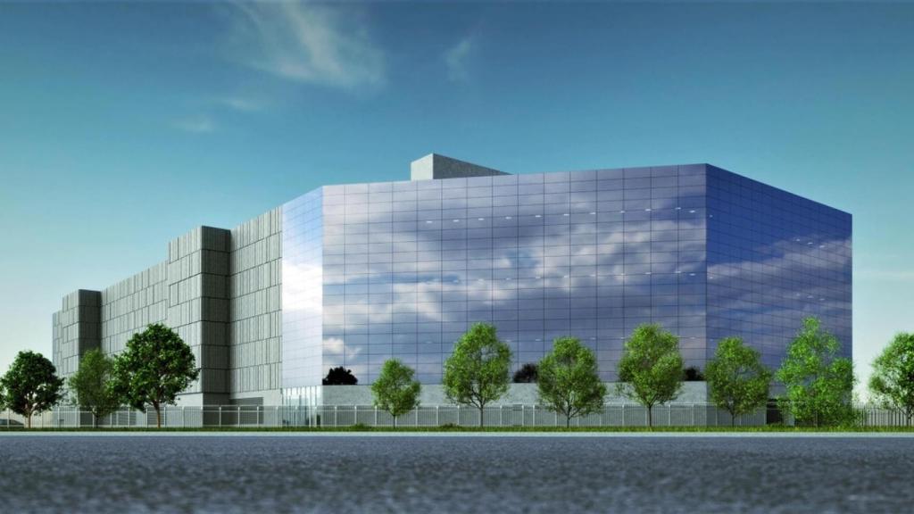 Infografía del centro de datos que Merlin Properties está construyendo en Barcelona