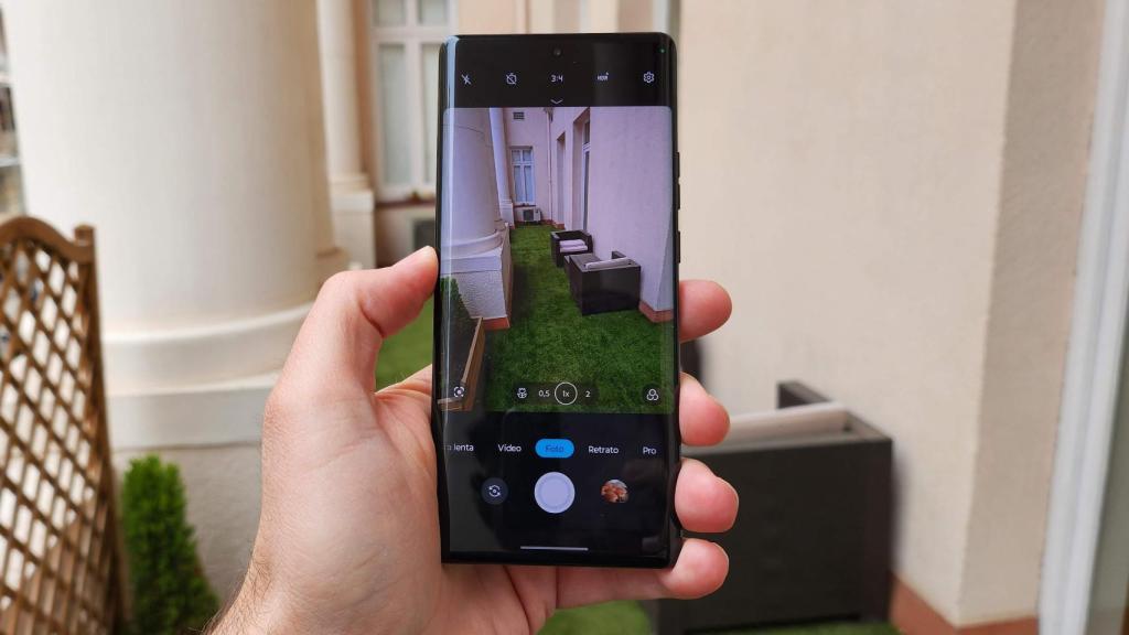 La app de cámara del Motorola Edge 40 Pro.