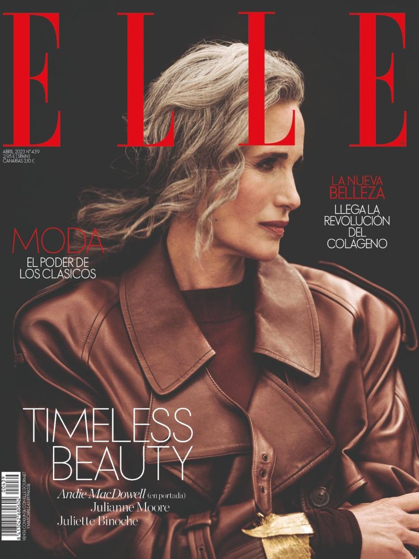 Portada de abril de Elle.