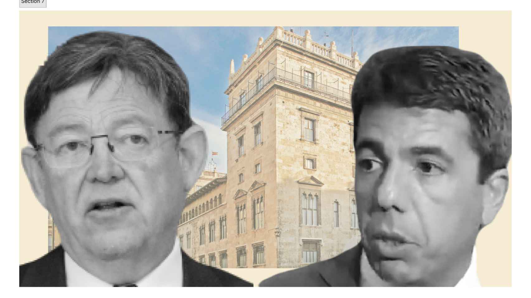 Ximo Puig y Carlos Mazón, candidatos de PSOE y PP a la Generalitat Valenciana.