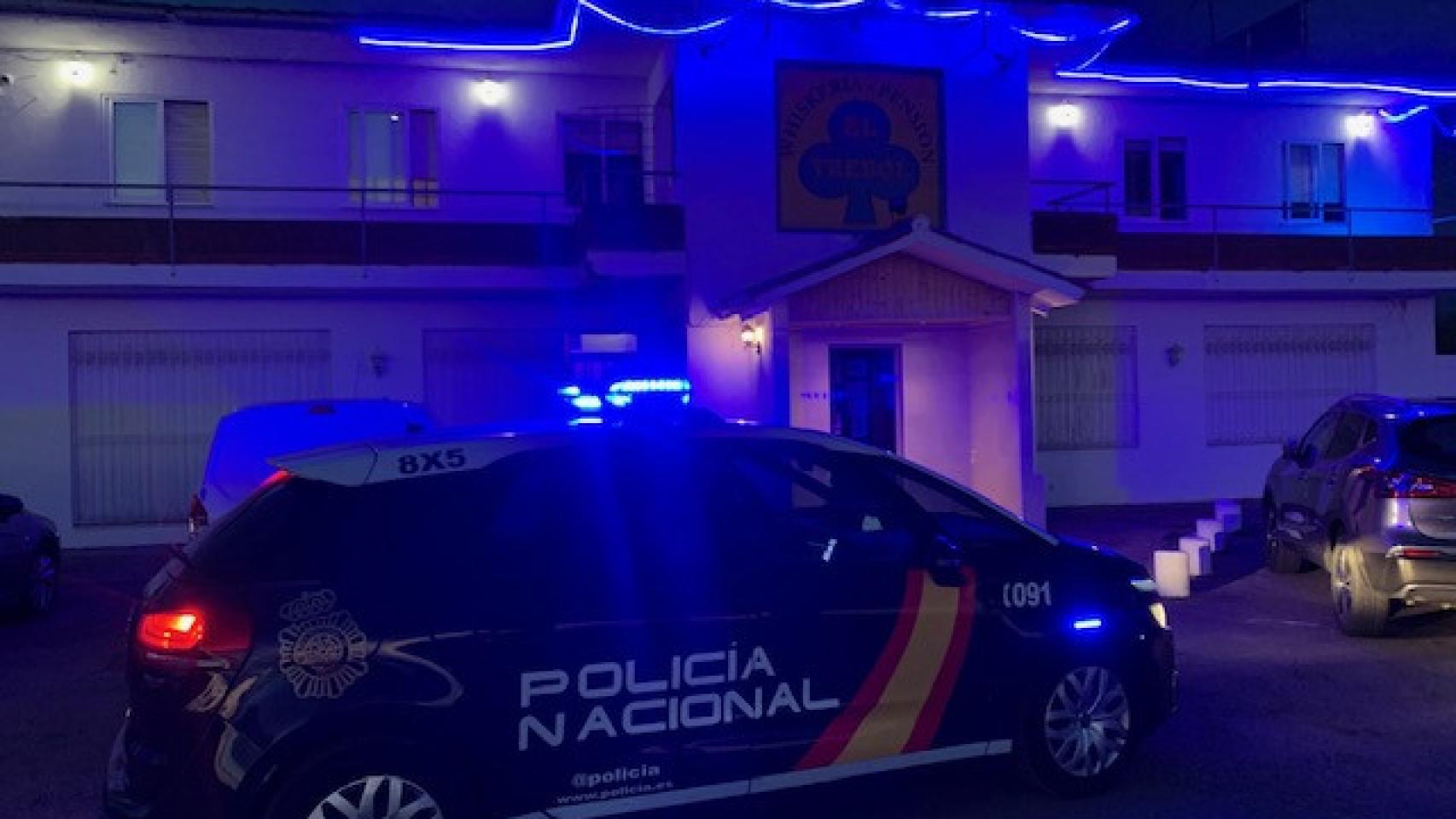 Imagen del club de alterne de León donde se desarrolló la operación policial.