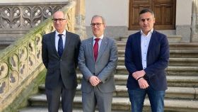 El consejero Mariano Veganzones visita la Diputación de Salamanca
