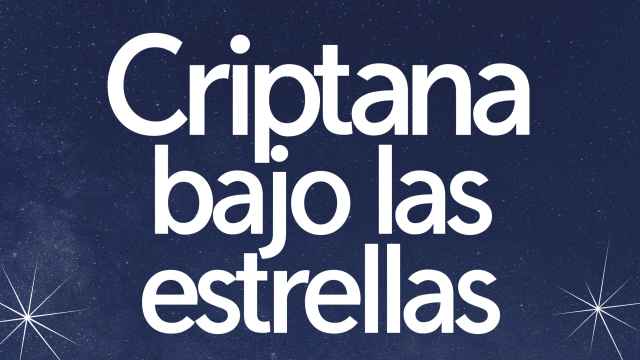 Cartel visitas nocturnas 'Criptana bajo las estrellas'.
