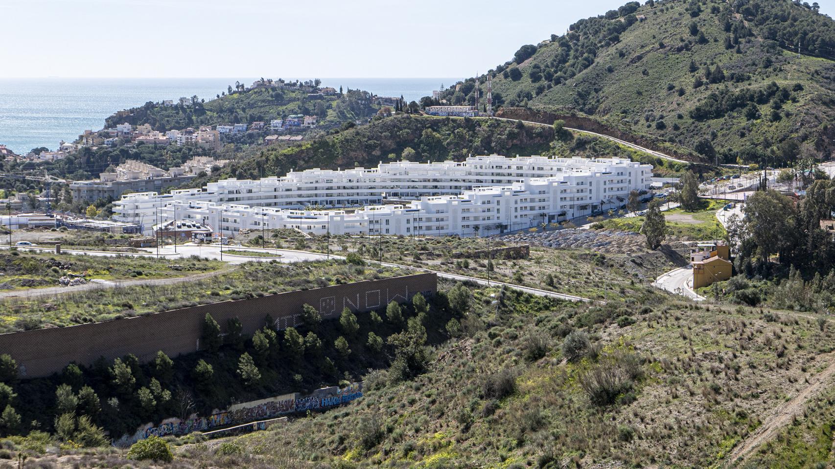 Imagen de la promoción de viviendas de Colinas del Limonar, en la zona Este de Málaga.