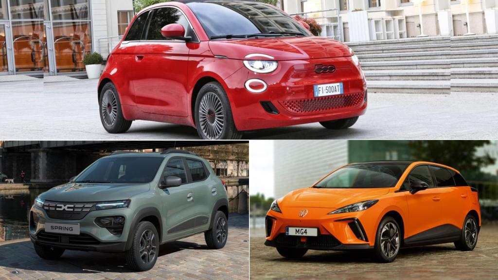 El Fiat 500, Dacia Spring y MG 4 son los eléctricos más vendidos por detrás del Tesla Model Y.