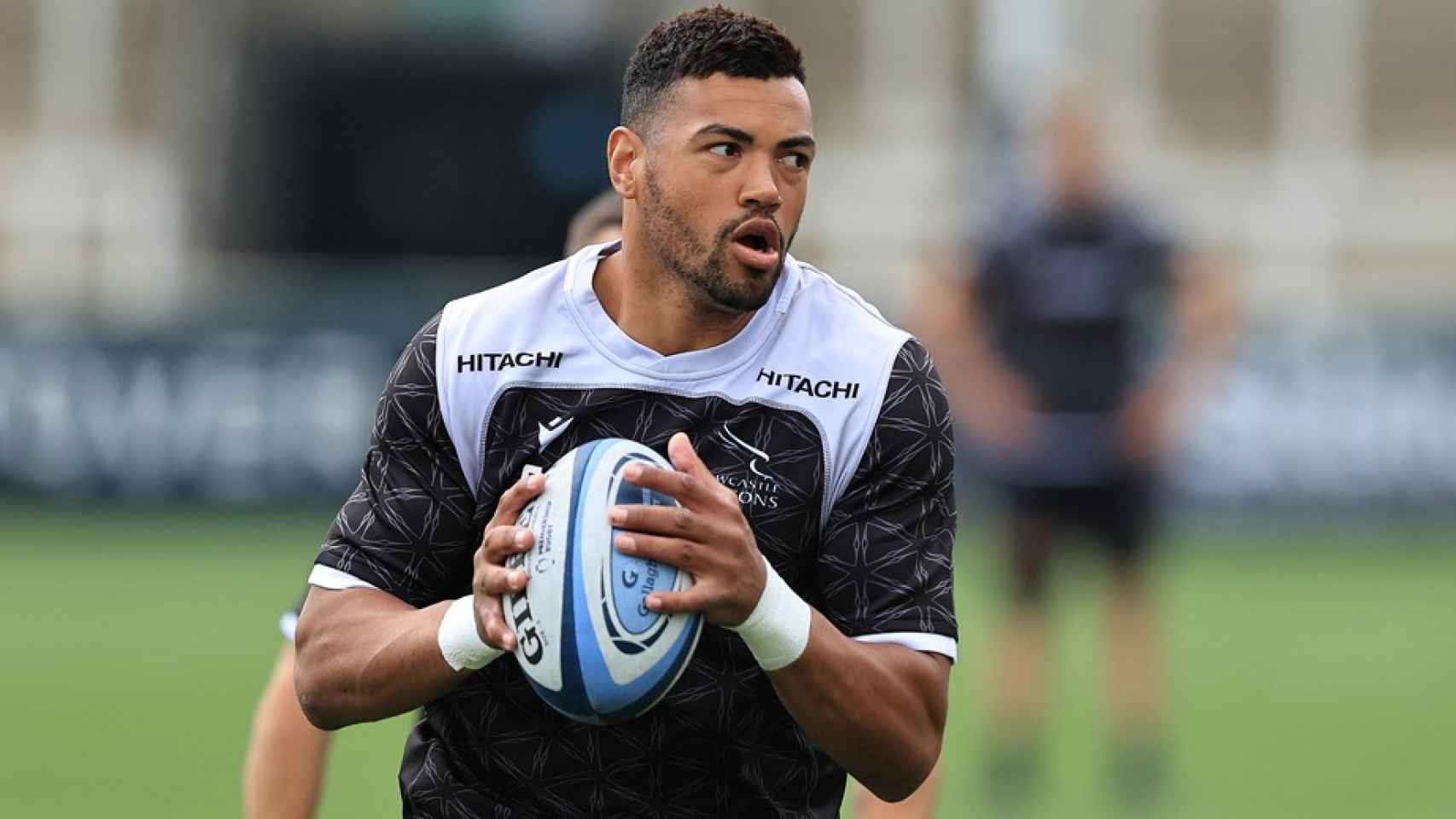 Luther Burrell, con los Newcastle Falcons.