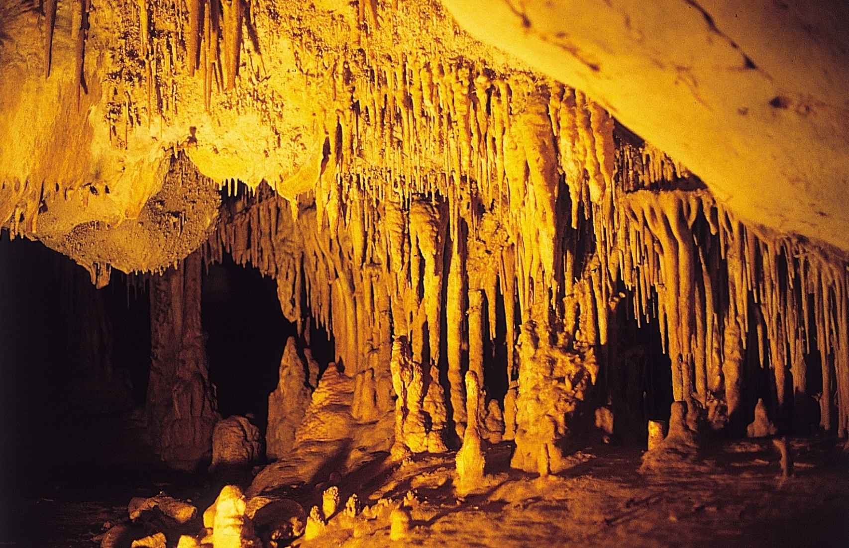 Interior de la cueva de Es Càrritx.