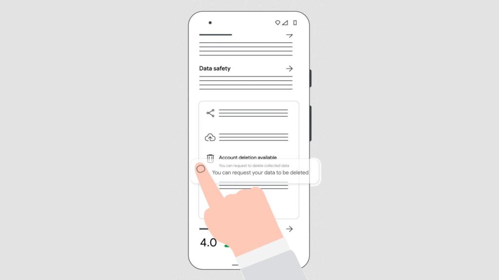 La Play Store mostrará si puedes borrar tu cuenta en las apps que instalas