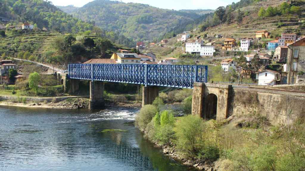 Puente del ferrocarril de Os Peares.
