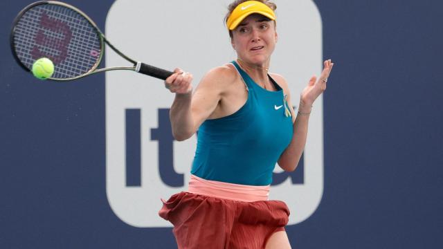 Elina Svitolina, en el Miami Open de 2022.