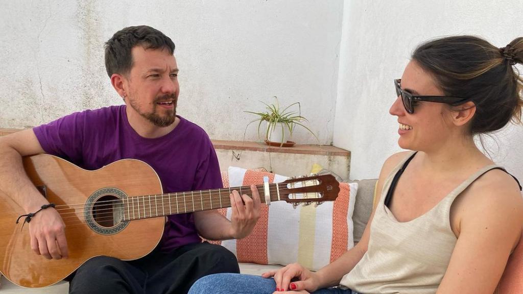 Pablo Iglesias e Irene Montero, en una foto publicada en Instagram.