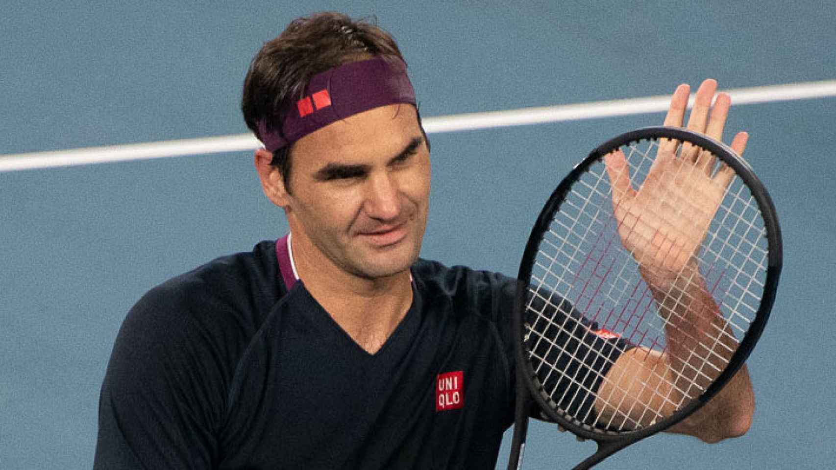 Roger Federer en el Open de Australia 2020. Foto: Rob Keating (CC BY 2.0)