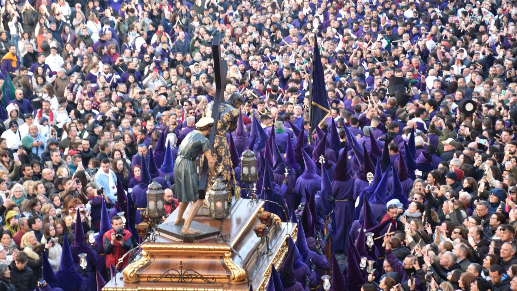 La procesión 'Camino del Calvario' celebrada en Cuenca el Viernes Santo. Fotografía de la JCCM.